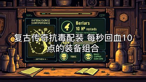 复古传奇抗毒配装 每秒回血10点的装备组合