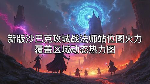 新版沙巴克攻城战法师站位图火力覆盖区域动态热力图