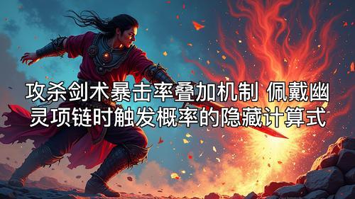 攻杀剑术暴击率叠加机制 佩戴幽灵项链时触发概率的隐藏计算式
