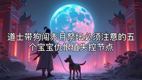 道士带狗闯赤月祭坛必须注意的五个宝宝仇恨值失控节点
