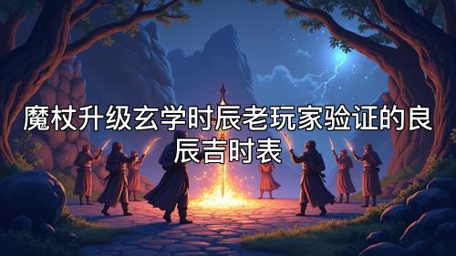 魔杖升级玄学时辰老玩家验证的良辰吉时表