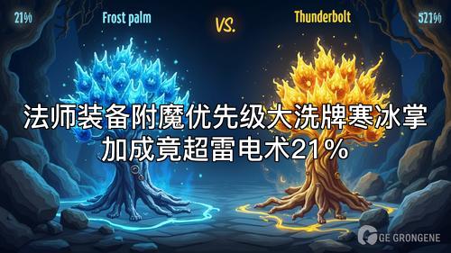 法师装备附魔优先级大洗牌寒冰掌加成竟超雷电术21%