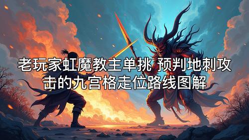 老玩家虹魔教主单挑 预判地刺攻击的九宫格走位路线图解  第1张