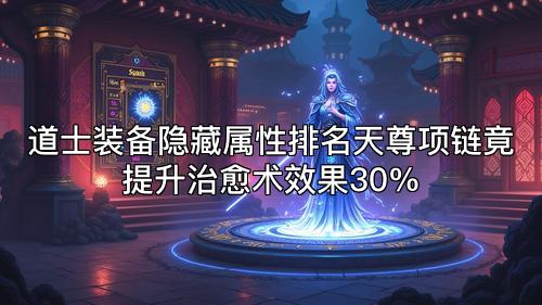 道士装备隐藏属性排名天尊项链竟提升治愈术效果30% 道士装备隐藏属性排名天尊项链竟提升治愈术效果30%