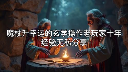 魔杖升幸运的玄学操作老玩家十年经验无私分享