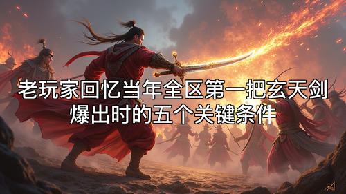 老玩家回忆当年全区第一把玄天剑爆出时的五个关键条件 老玩家回忆当年全区第一把玄天剑爆出时的五个关键条件