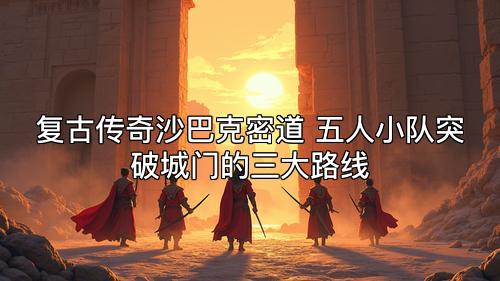 复古传奇沙巴克密道 五人小队突破城门的三大路线