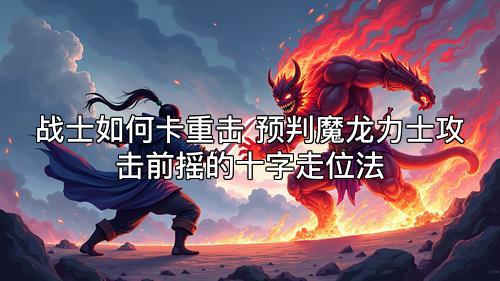 战士如何卡重击 预判魔龙力士攻击前摇的十字走位法