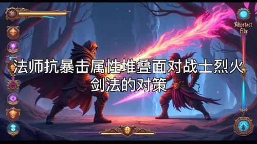 法师抗暴击属性堆叠面对战士烈火剑法的对策