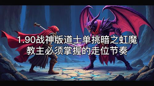 1.90战神版道士单挑暗之虹魔教主必须掌握的走位节奏