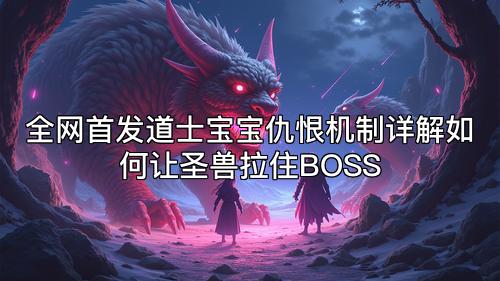 全网首发道士宝宝仇恨机制详解如何让圣兽拉住BOSS 全网首发道士宝宝仇恨机制详解如何让圣兽拉住BOSS