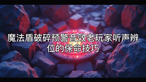 魔法盾破碎预警音效老玩家听声辨位的保命技巧