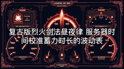 复古版烈火剑法昼夜律 服务器时间校准蓄力时长的波动表