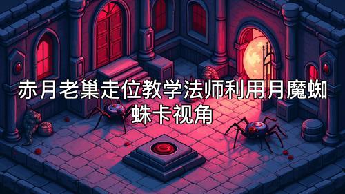 赤月老巢走位教学法师利用月魔蜘蛛卡视角