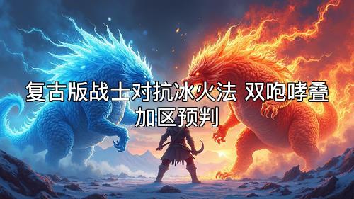 复古版战士对抗冰火法 双咆哮叠加区预判