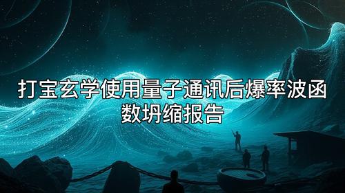 打宝玄学使用量子通讯后爆率波函数坍缩报告