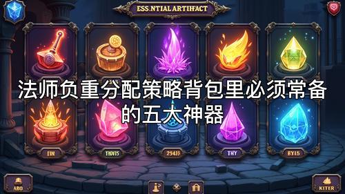 法师负重分配策略背包里必须常备的五大神器
