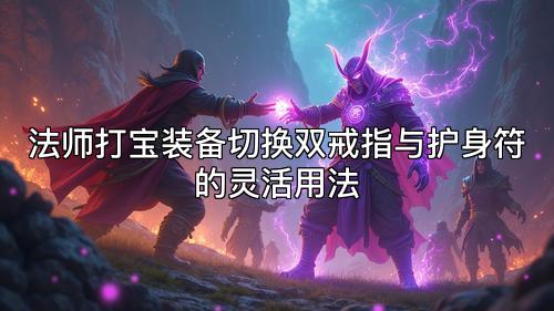 法师打宝装备切换双戒指与护身符的灵活用法