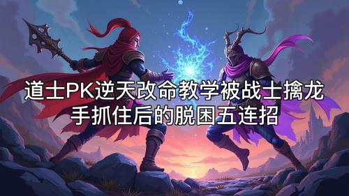 道士PK逆天改命教学被战士擒龙手抓住后的脱困五连招