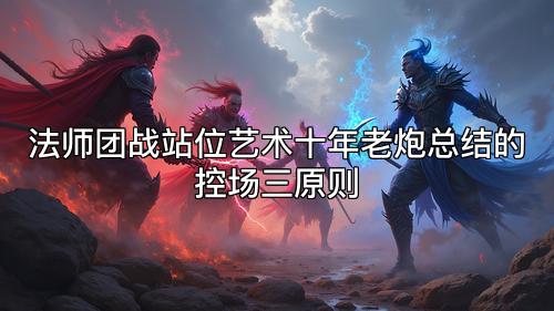 法师团战站位艺术十年老炮总结的控场三原则