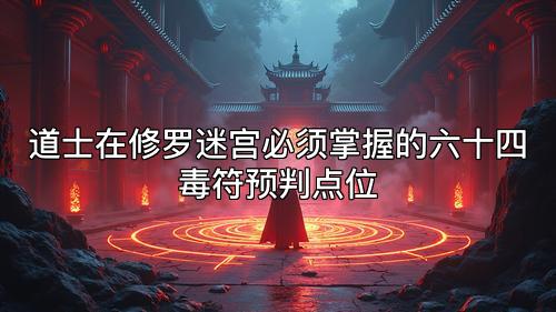 道士在修罗迷宫必须掌握的六十四毒符预判点位 道士在修罗迷宫必须掌握的六十四毒符预判点位