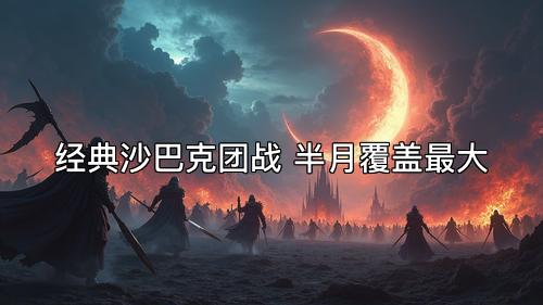 经典沙巴克团战 半月覆盖最大