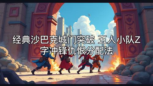 经典沙巴克城门突破 五人小队Z字冲锋仇恨分配法