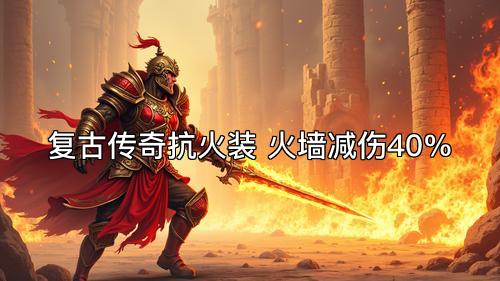 复古传奇抗火装 火墙减伤40%
