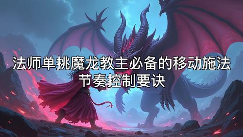 法师单挑魔龙教主必备的移动施法节奏控制要诀