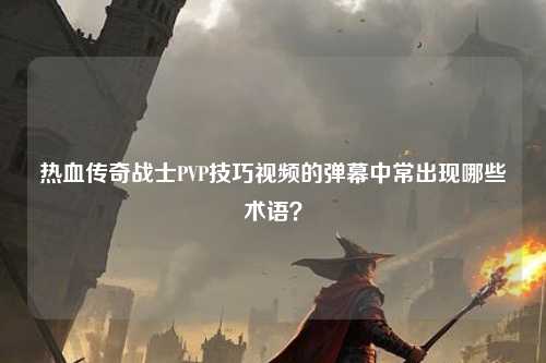 热血传奇战士PVP技巧视频的弹幕中常出现哪些术语？